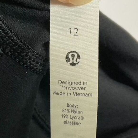 NWT Lululemon Groove Super-High-Rise Flared Pant *Nulu, size 12, Black LW5FG2S - Picture 12 of 16